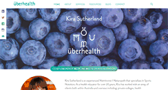 Desktop Screenshot of kirasutherland.com.au